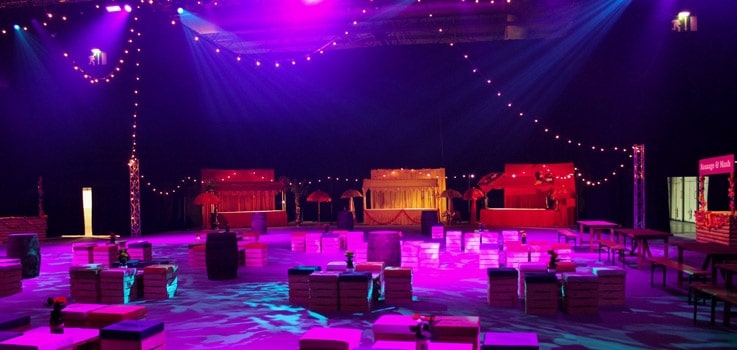 Festival feel for conference dinner
