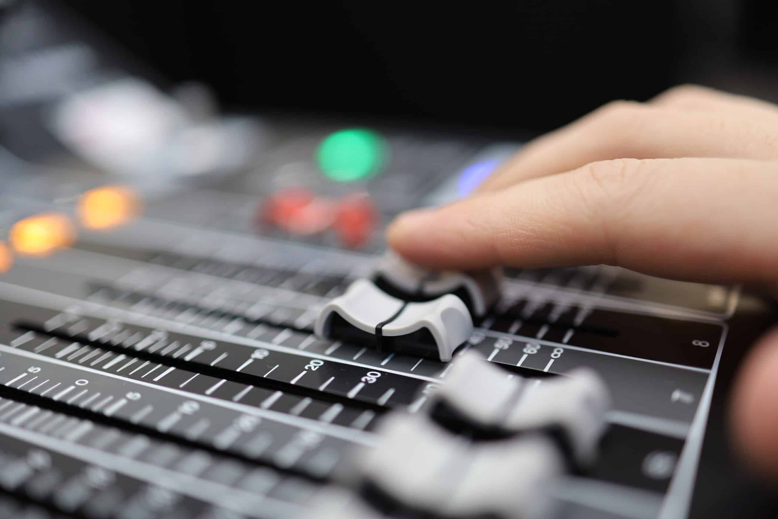 On Event Production Company | Live, Hybrid and Virtual Event Production | Sound deck
